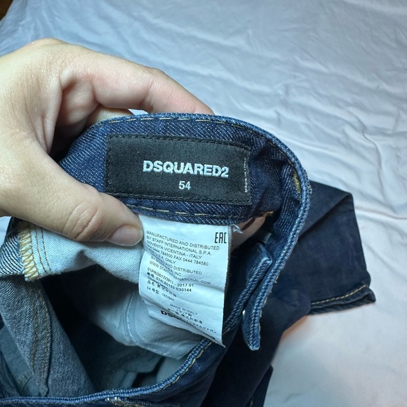 DSQUARED2 Dark Blue Denim Pants - Picture 4 of 8